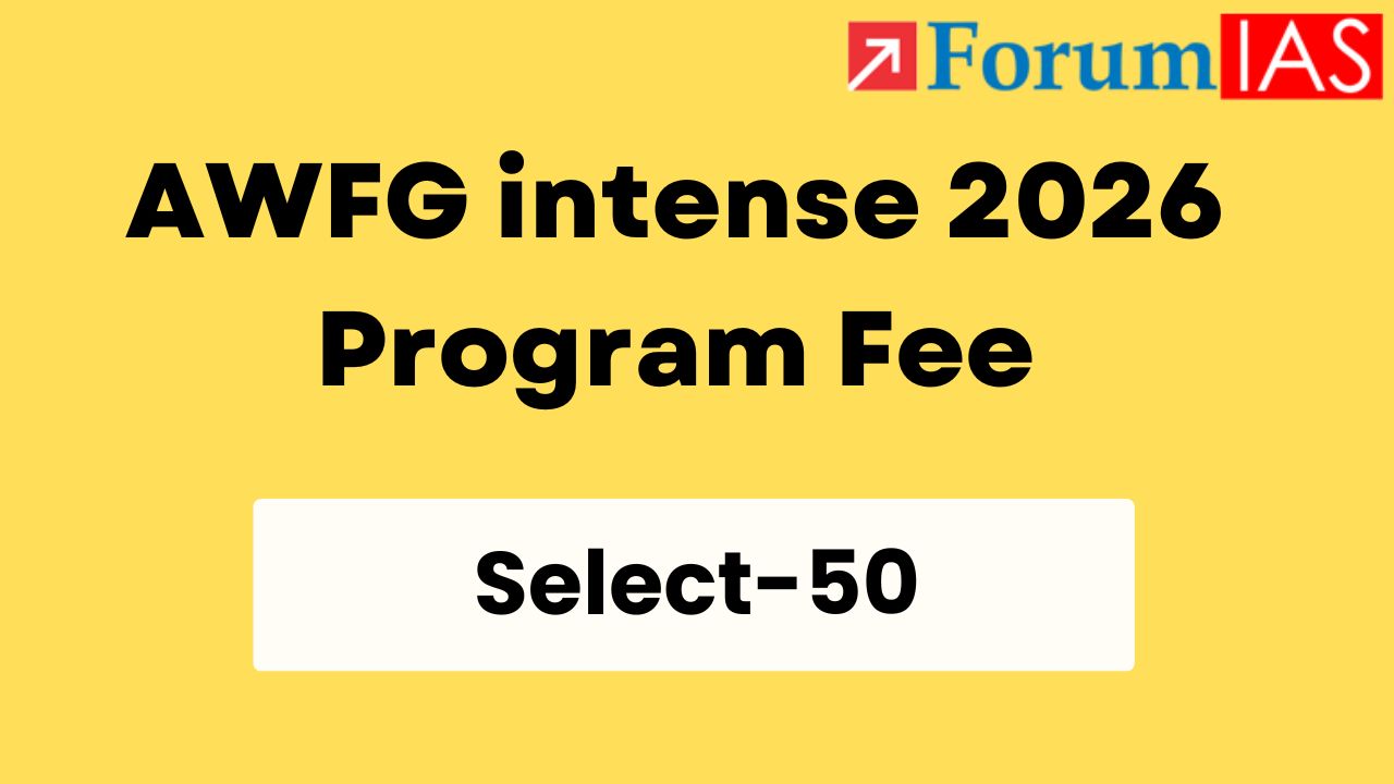 AWFG Intense 2026 Program fee for Select-50 students only